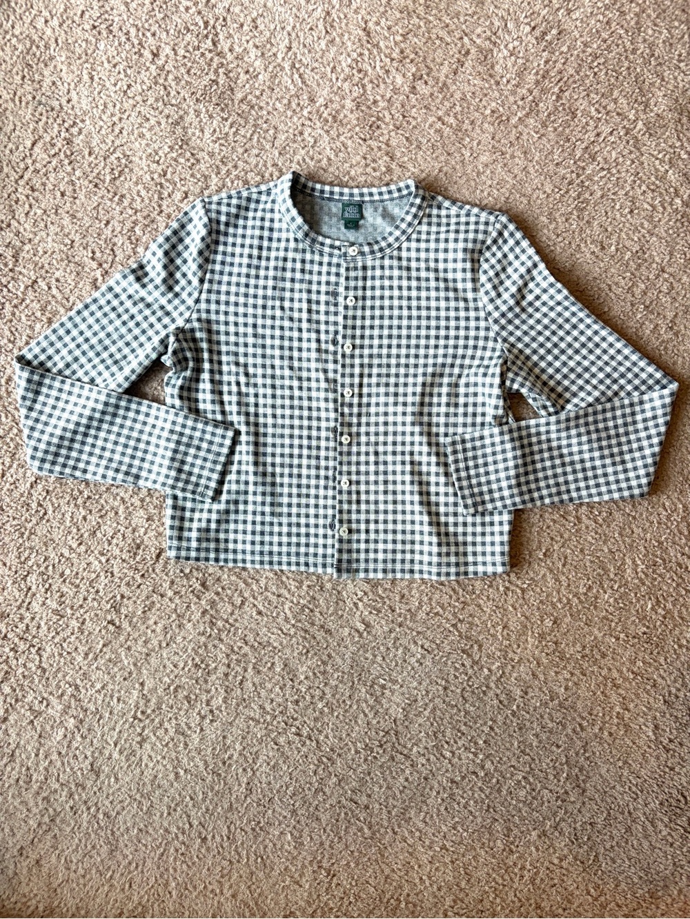 Brand New Never Worn Plaid Gingham Wild Fable Cardigan